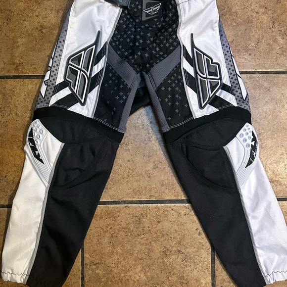 F16 Fly BMX racing black and white biker pants - Picture 9 of 9